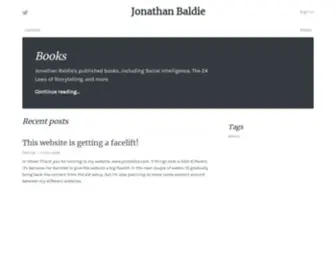 Jonbaldie.com(Jonathan Baldie) Screenshot