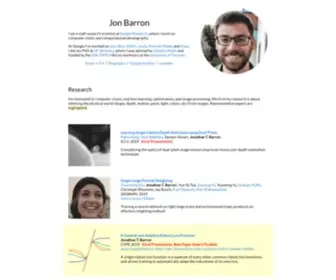 Jonbarron.info(Jon barron) Screenshot