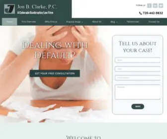 Jonbclarke.com(Experienced Bankruptcy Attorney) Screenshot