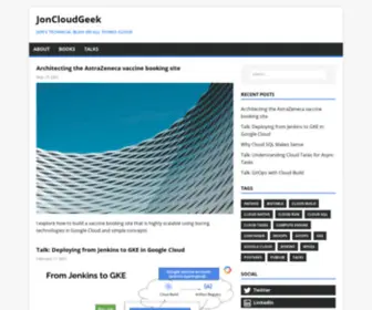 Joncloudgeek.com(Jonathan Lin's Technical Blog) Screenshot