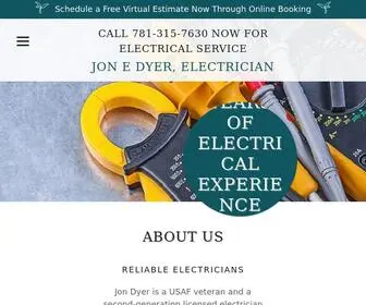 Jondyerelectrician.com(Company Info) Screenshot