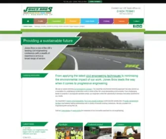 Jones-Bros.com(Civil Engineering Company) Screenshot