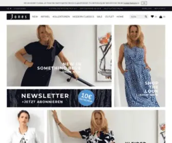 Jones-Fashion.com(Damen Startseite von Jones online kaufen) Screenshot
