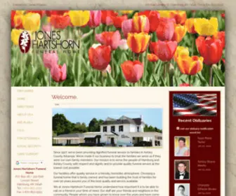 Jones-Hartshorn.com(Jones-Hartshorn Funeral Home) Screenshot