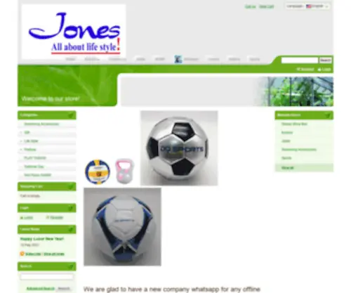 Jones.com.sg(Jones) Screenshot