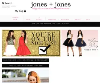 Jonesandjonesfashion.com Screenshot