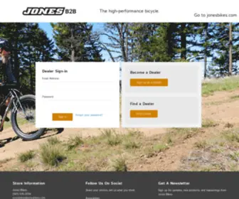 Jonesbikesb2B.com(Bicycle) Screenshot