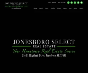 Jonesboroselectrealestate.com(Northeast Arkansas Real Estate) Screenshot