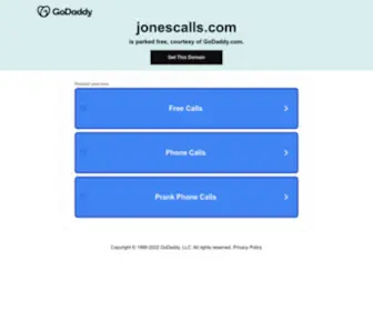 Jonescalls.com(Jones Calls) Screenshot