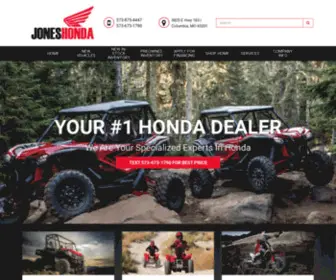 Joneshondaofmissouri.com(Home Jones Honda Columbia) Screenshot