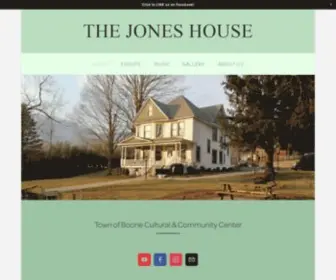 Joneshouse.org(The Jones House) Screenshot