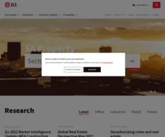 Joneslanglasalle.co.za(Real Estate Advisors & Professionals) Screenshot