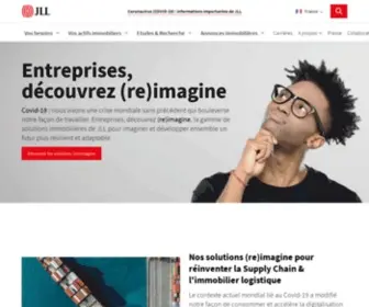 Joneslanglasalle.fr(Conseil en immobilier d'entreprise et services) Screenshot