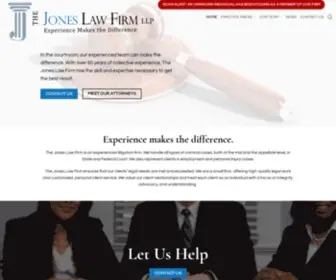 Joneslawfirmllp.com(Experience makes the difference) Screenshot