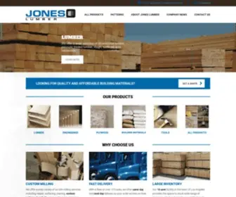 Joneslumber.com(Jones Lumber) Screenshot