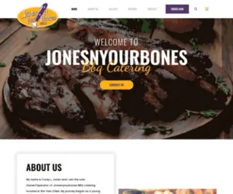 Jonesnyourbonesbbq.com(Now Shut up & Eat) Screenshot