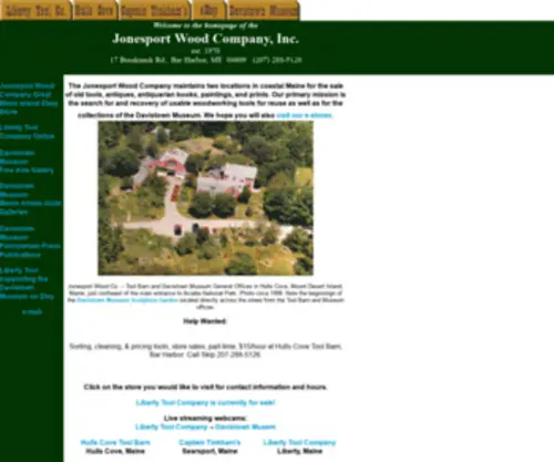 Jonesport-Wood.com(Jonesport Wood Co) Screenshot