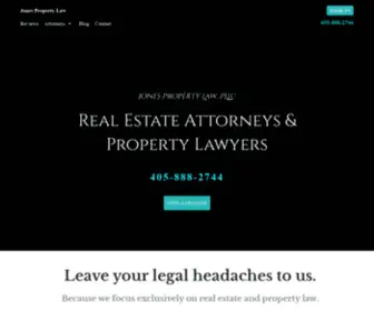 Jonespropertylaw.com(Jones Property Law) Screenshot