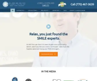 Jonessmiles.com(Dentist, Cosmetic & Family Dentistry Flowery Branch GA) Screenshot