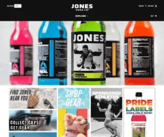 Jonessoda.com(Jones Soda Co) Screenshot