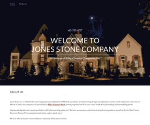 Jonesstonecompany.com(Jones Stone Company) Screenshot