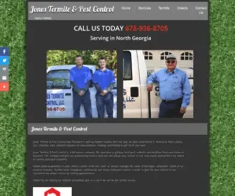 Jonestermitepestcontrol.com(Jones Termite & Pest Control) Screenshot