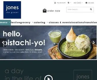 Jonesthegrocer.com(Jones The Grocer) Screenshot