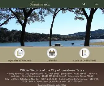 Jonestown.org(City of Jonestown) Screenshot