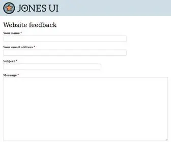 Jonesunited.com(Website feedback) Screenshot