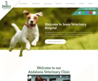 Jonesvethosp.com(Jones Veterinary Hospital) Screenshot