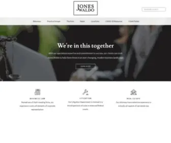 Joneswaldo.com(We're In this Together) Screenshot