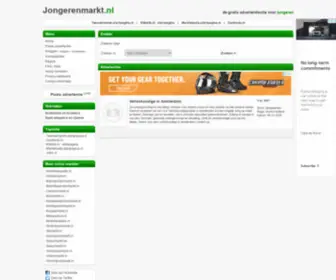 Jongerenmarkt.nl(De online markt voor jongeren) Screenshot