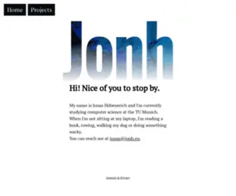 Jonh.eu(Jonas) Screenshot