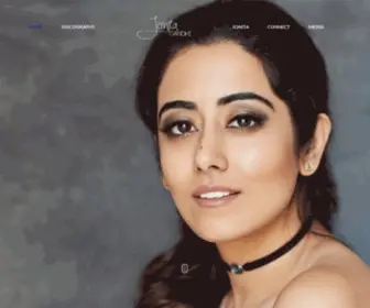 Jonitagandhi.com(Jonita Gandhi) Screenshot