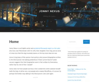 Jonnynexus.com(Writing, life, politics) Screenshot