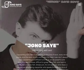 Jonosaye.com(Jono Saye) Screenshot