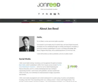 Jonreed.co.uk(About Jon Reed) Screenshot