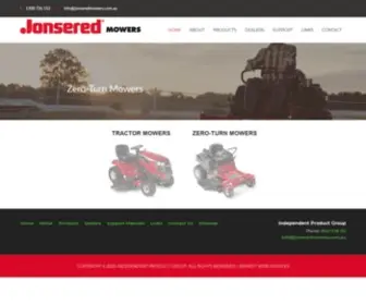 Jonseredmowers.com.au(Jonsered Mowers) Screenshot