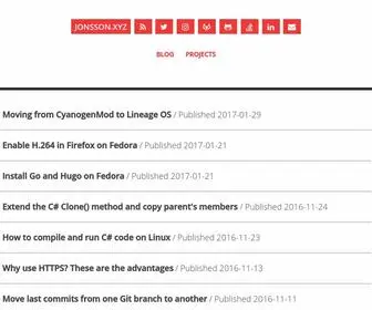 Jonsson.xyz(Jonsson) Screenshot