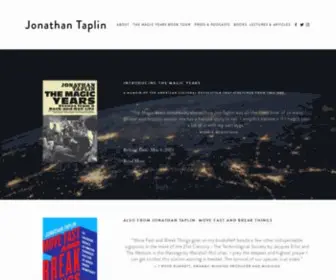 Jontaplin.com(Jonathan Taplin) Screenshot