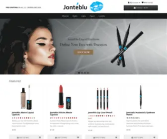 Jonteblu.com(Redefining beauty by creating high) Screenshot