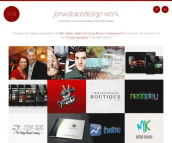 Jonwallacedesign.com(Digital design studio) Screenshot