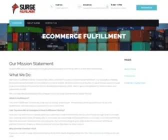 Jonwaraas.com(Surge Fulfillment LLC) Screenshot