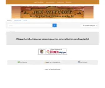 Jonwitvoetauctioneer.com(Real Auctions) Screenshot