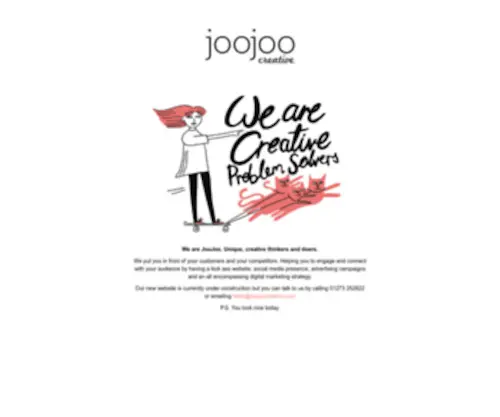 Joojoocreative.com(Digital Marketing Agency Brighton) Screenshot