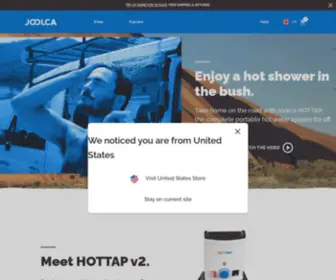 Joolca.co.uk(Portable Camping Shower & Hot Water Heater Solutions) Screenshot