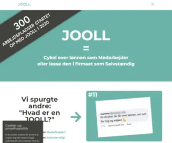 Jooll.dk(Lease Cykel over Lønnen) Screenshot