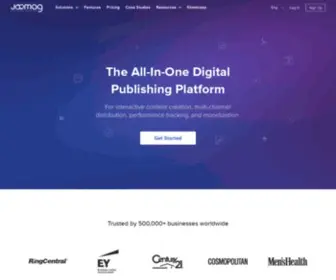 Joomag.com(Digital Publishing and Content Experience Platform) Screenshot