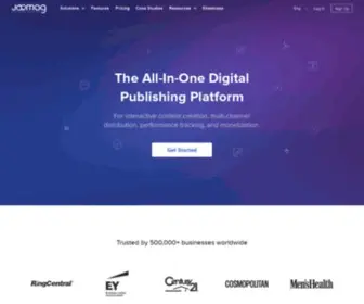 Joomag.net(Digital Publishing and Content Experience Platform) Screenshot