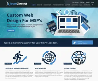 Joomconnect.com(MSP Marketing for IT and Managed Service Providers) Screenshot
